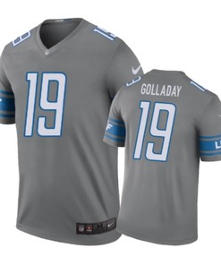Detroit Lions #19 Kenny Golladay Nike Color Rush Steel Jersey