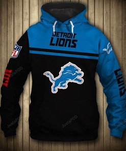 Detroit Lions 3D Hoodie Zip Hoodie 03