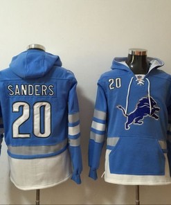 Detroit Lions Barry Sanders #20 Nfl 2020 Steel Blue Jersey