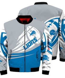 Detroit Lions Bomber Jacket graphic ultra-balls