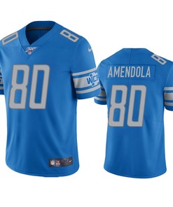 Detroit Lions Danny Amendola Light Blue 100th Season Vapor Limited Jersey