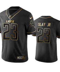 Detroit Lions Darius Slay Jr Black Golden Edition 2019 Vapor Untouchable Limited Jersey - Mens