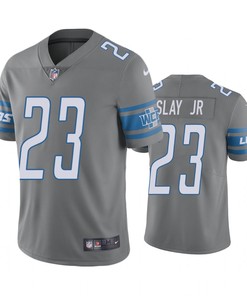 Detroit Lions Darius Slay Steel Nike Color Rush Limited Jersey