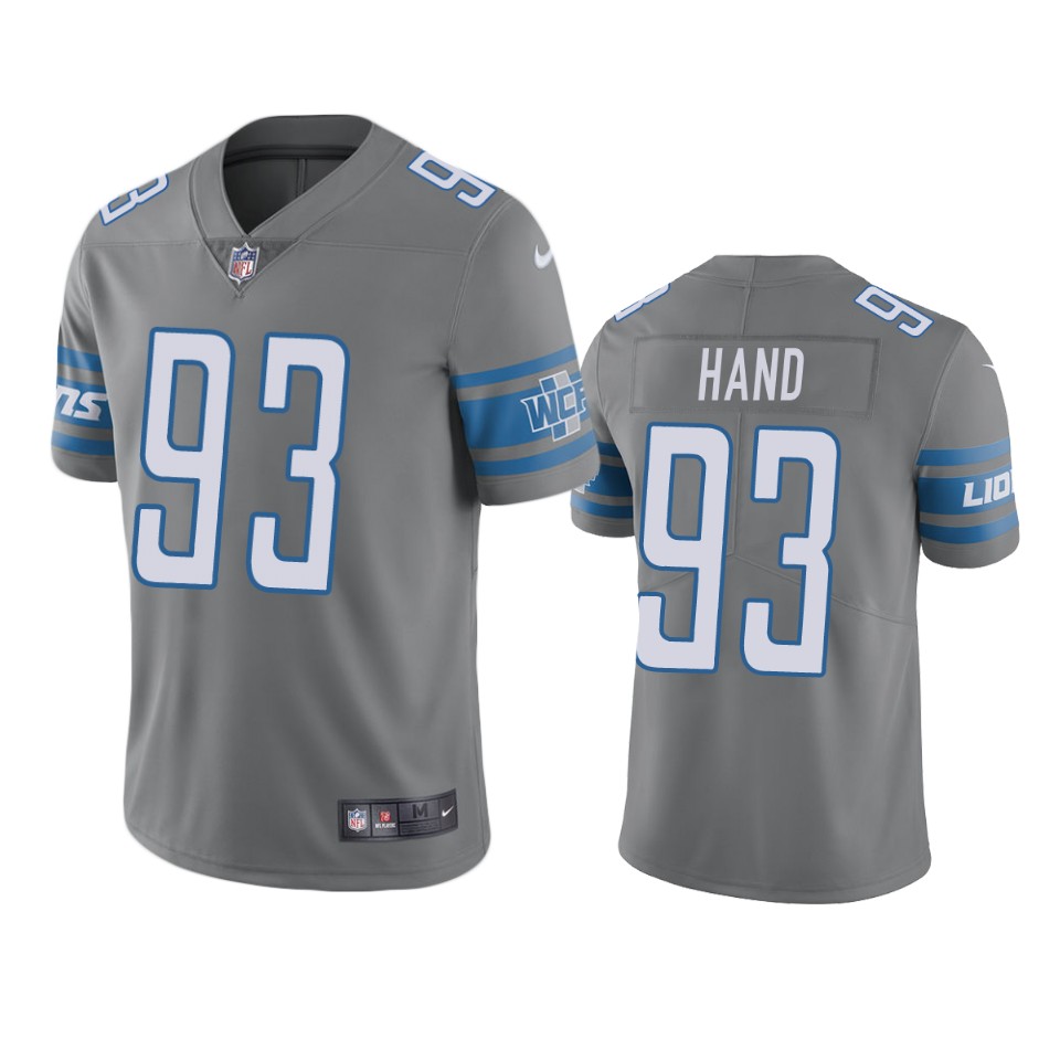 Detroit Lions Dashawn Hand Gray Nike Color Rush Limited Jersey