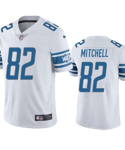 Detroit Lions James Mitchell 82 White Vapor Limited Jersey