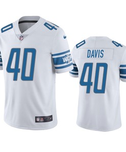 Detroit Lions Jarrad Davis 40 White Vapor Limited Jersey - Men's