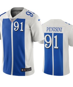 Detroit Lions John Penisini White Blue City Edition Vapor Limited Jersey