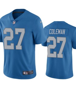 Detroit Lions Justin Coleman Blue Vapor Limited Jersey