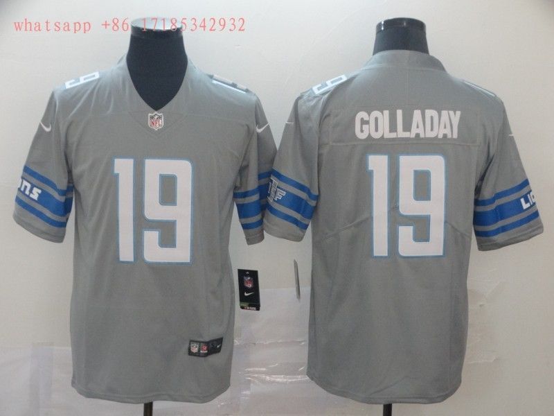 Detroit Lions Kenny Golladay #19 2020 Nfl Grey Jersey Jersey