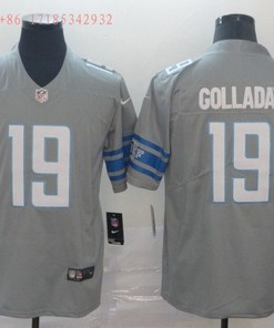 Detroit Lions Kenny Golladay #19 2020 Nfl Grey Jersey Jersey