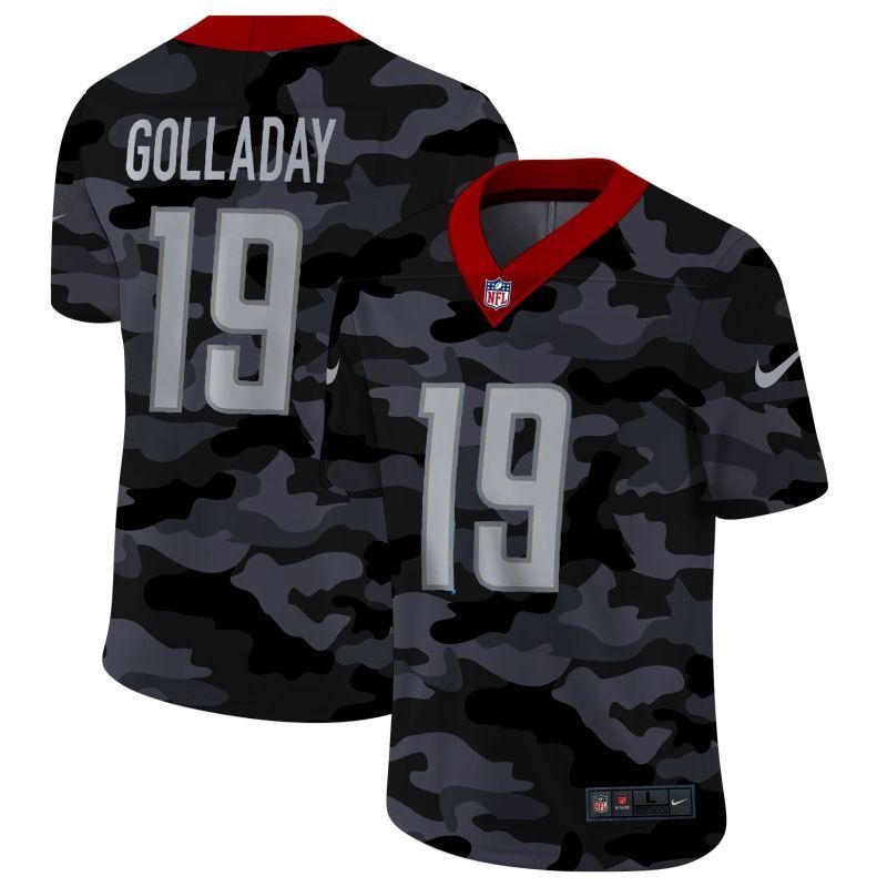 Detroit Lions Kenny Golladay #19 Nfl 2020 Camo Black Jersey