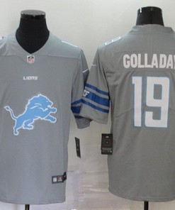 Detroit Lions Kenny Golladay #19 Nfl 2020 Grey Jersey