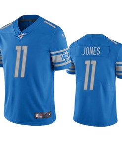 Detroit Lions Marvin Jones Light Blue 100th Season Vapor Limited Jersey