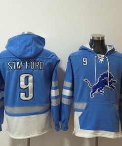 Detroit Lions Mathew Stafford #9 Nfl 2020 Steel Blue Jersey