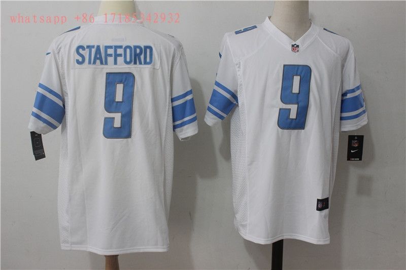 Detroit Lions Matthew Stafford #9 2020 Nfl White Jersey Jersey