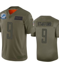 Detroit Lions Matthew Stafford Camo 2019 Salute To Service Limited Jersey