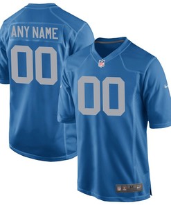 Detroit Lions Nike Youth Custom Alternate Game Jersey - Royal