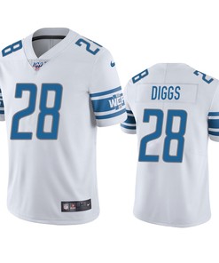 Detroit Lions Quandre Diggs White 100th Season Vapor Limited Jersey