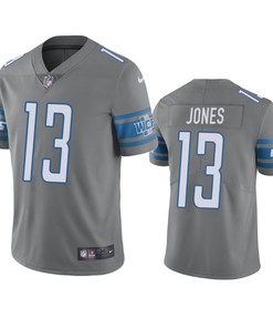 Detroit Lions Tj Jones Gray Nike Color Rush Limited Jersey