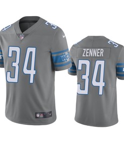 Detroit Lions Zach Zenner Gray Nike Color Rush Limited Jersey