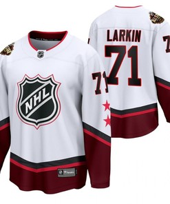 Detroit Red Wings 71 Dylan Larkin 2022 All-Star Eastern Conference White Jersey Jersey