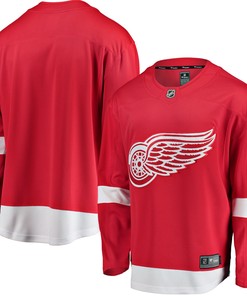 Detroit Red Wings Fanatics Branded Breakaway Home Jersey Red Nhl