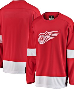 Detroit Red Wings Fanatics Branded Premier Breakaway Heritage Blank Jersey - Red Nhl