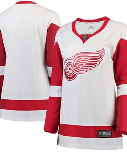Detroit Red Wings Fanatics Branded Womens Away Breakaway Jersey - White Nhl