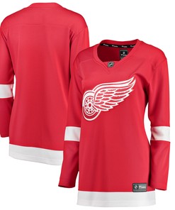 Detroit Red Wings Fanatics Branded Womens Breakaway Home Jersey Red Nhl