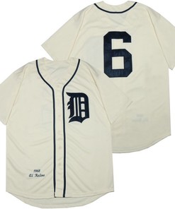 Detroit Tigers 2020 Mlb Al Kaline #6 White Jersey