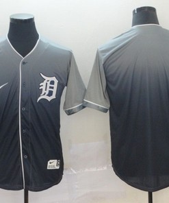 Detroit Tigers 2020 Mlb Black Gradient Jersey