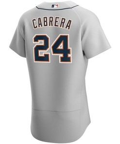 Detroit Tigers 2020 Mlb Miguel Cabrera #24 White Jersey