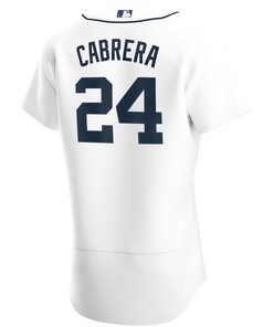 Detroit Tigers 2020 Mlb Miguel Cabrera #24 White Jersey