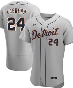 Detroit Tigers 2020 Mlb Miguel Cabrera #24 White Jersey