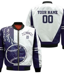 Detroit Tigers 3D Personalized Bomber Jacket Model 1867