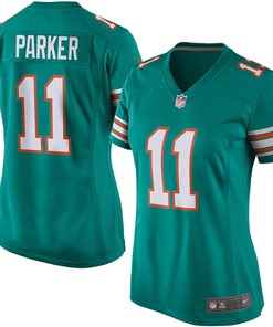 Devante Parker Miami Dolphins Womens Game Player Jersey - Aqua Nfl