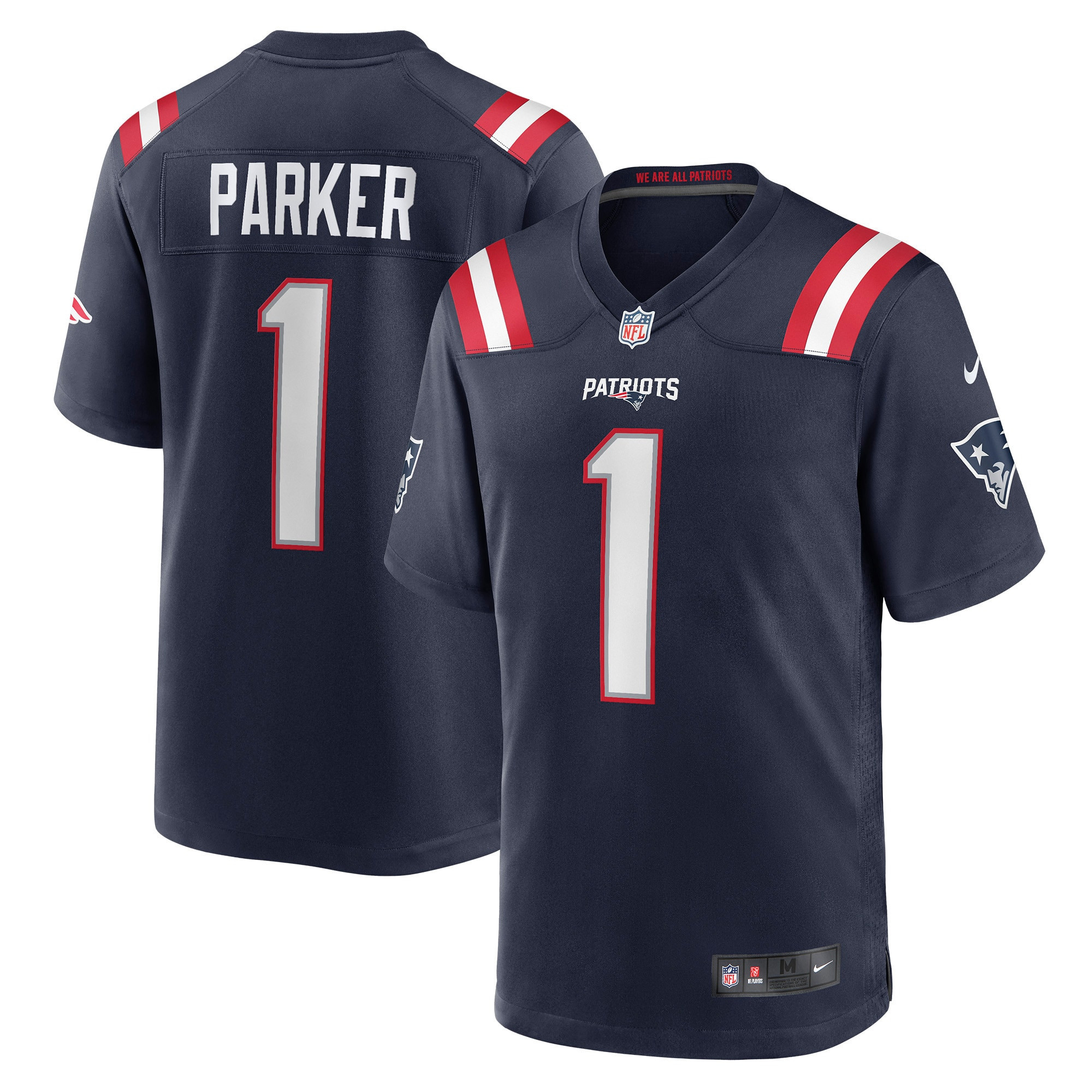 Devante Parker New England Patriots Game Jersey - Navy Nfl