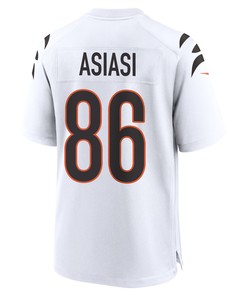 Devin Asiasi 86 Cincinnati Bengals Super Bowl LVII Champions Men Game Jersey - White