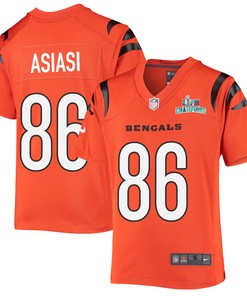 Devin Asiasi 86 Cincinnati Bengals Super Bowl LVII Champions Youth Alternate Game Jersey - Black