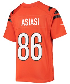 Devin Asiasi 86 Cincinnati Bengals Super Bowl LVII Champions Youth Alternate Game Jersey - Black