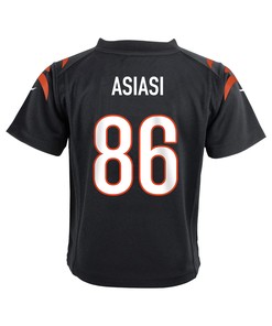 Devin Asiasi 86 Cincinnati Bengals Super Bowl LVII Champions Youth Game Jersey - Black