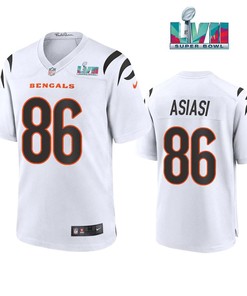 Devin Asiasi 86 Cincinnati Bengals Super Bowl LVII Men Game Jersey