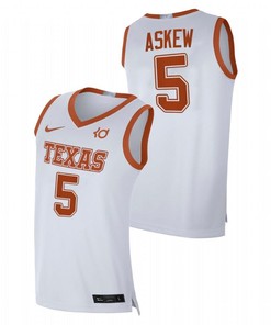 Devin Askew 5 Alumni Player Limited 2023 Top Transfers Men Jersey - White