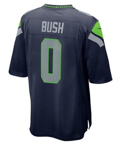 Devin Bush 0 Seattle Seahawks Game Jersey - College Navy