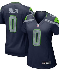 Devin Bush 0 Seattle Seahawks Women's Game Jersey - College Navy