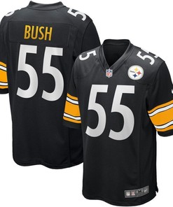 Devin Bush Pittsburgh Steelers 2019 Nfl Draft First Round Pick Game Jersey Black 2019
