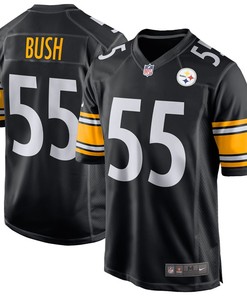 Devin Bush Pittsburgh Steelers Game Player Jersey - Black Nfl