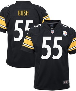 Devin Bush Pittsburgh Steelers Nike Youth Player Game Jersey - Black