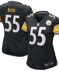 Devin Bush Pittsburgh Steelers Womens Game Jersey - Black Nfl