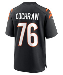 Devin Cochran Cincinnati Bengals Game Player Jersey - Black